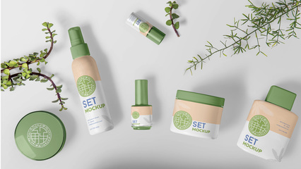 护肤品品牌LOGO设计 优雅与功效的视觉表达